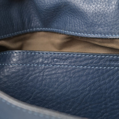 Chloe Calfskin Medium Marcie Round Crossbody Bag Navy 6 of 21