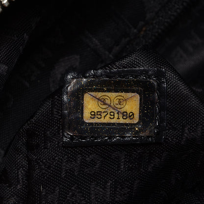 Chanel Leather Perforated Bowler Black 7 of 7