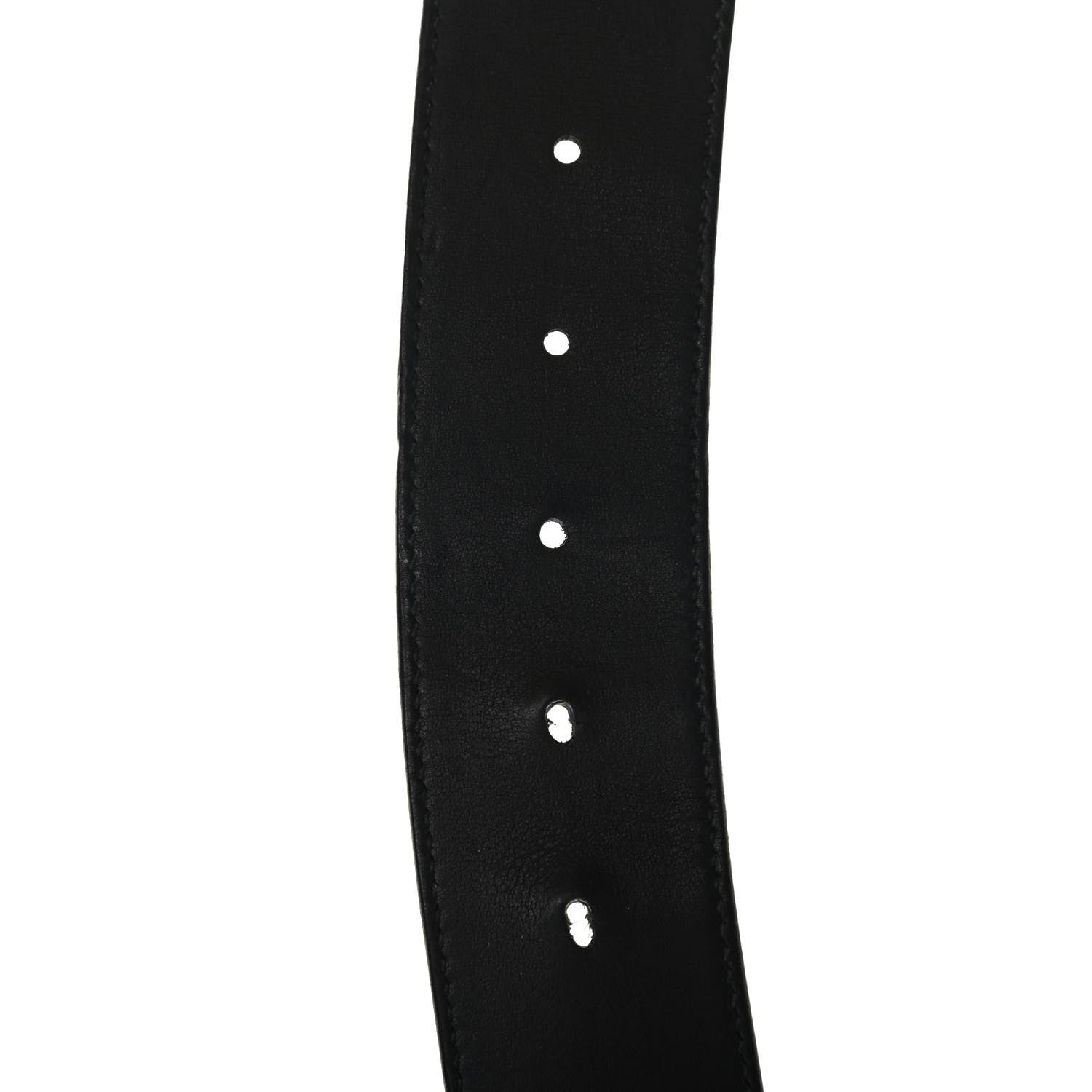 Gucci Textured Calfskin Double G 40mm Belt 100 40 Black 3 of 4