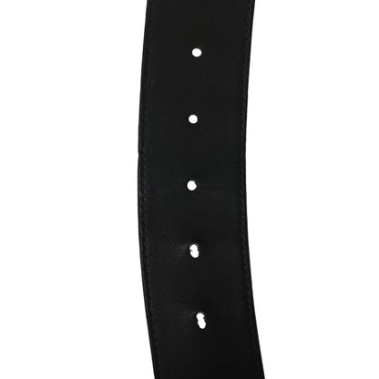 Gucci Textured Calfskin Double G 40mm Belt 100 40 Black 3 of 4