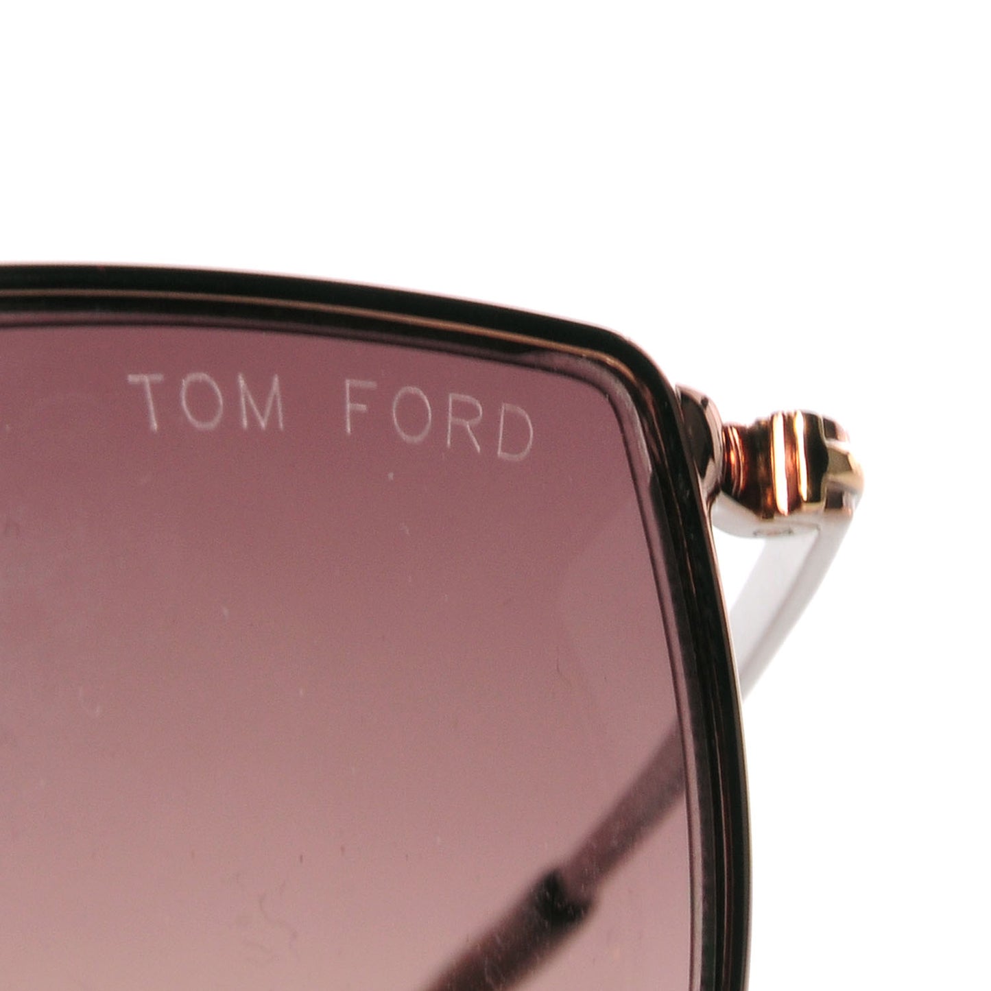 Evelyn TF251 Cat Eye Sunglasses Rose Gold