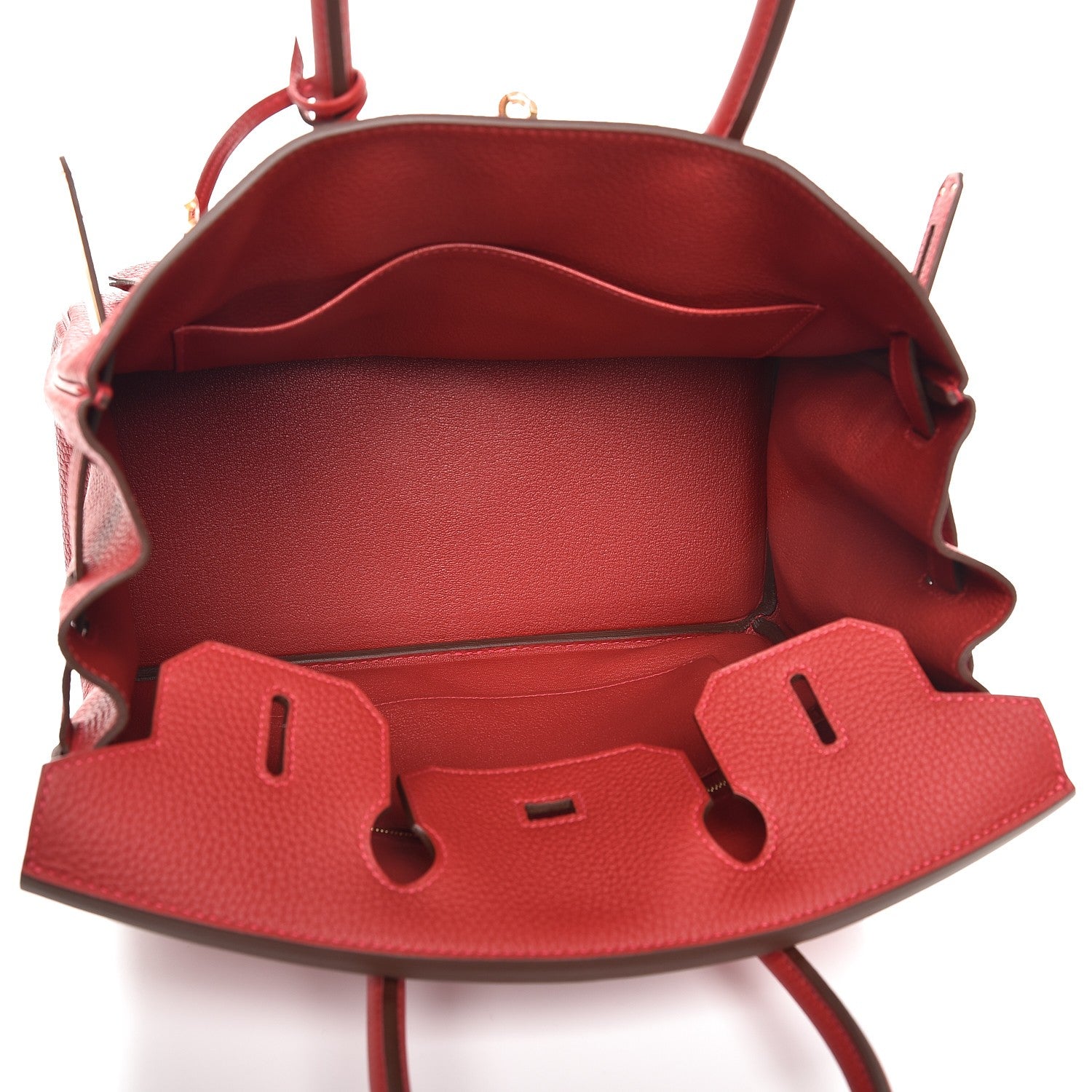 Hermes Togo Birkin 30 Rouge Garance 7 of 34