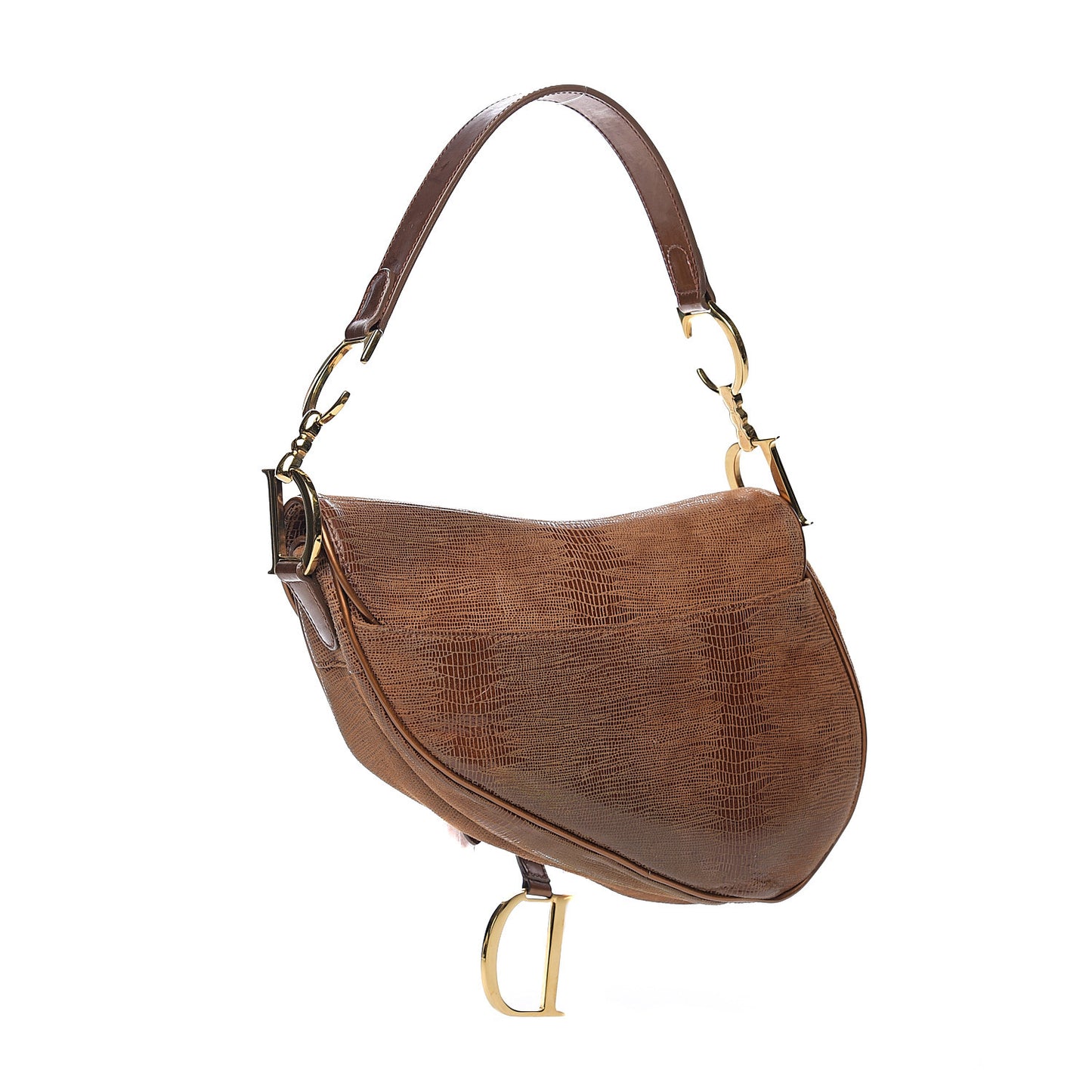 Lizard Saddle Bag Brown