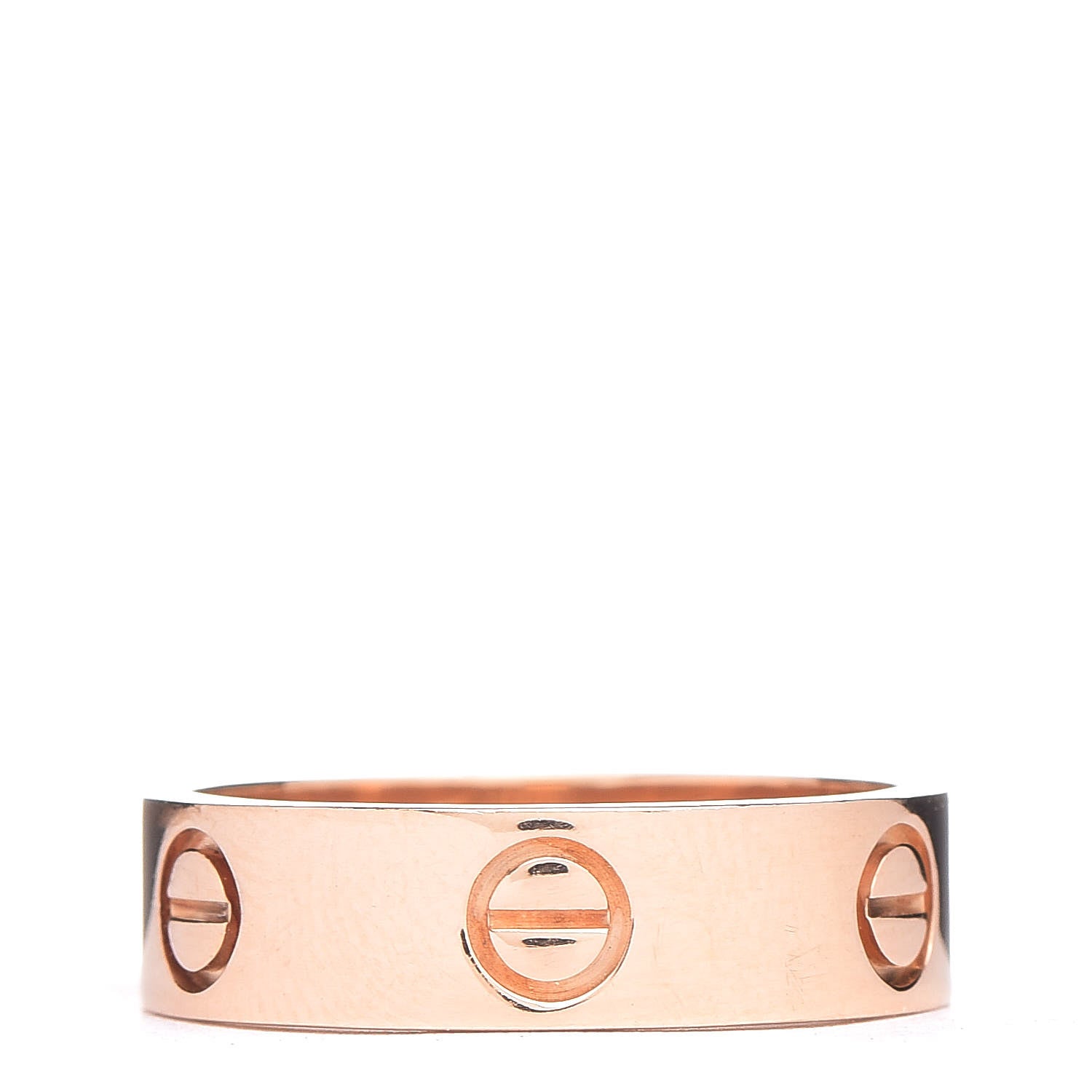 Cartier 18K Pink Gold 5.5mm LOVE Ring 55 7.25 1 of 5