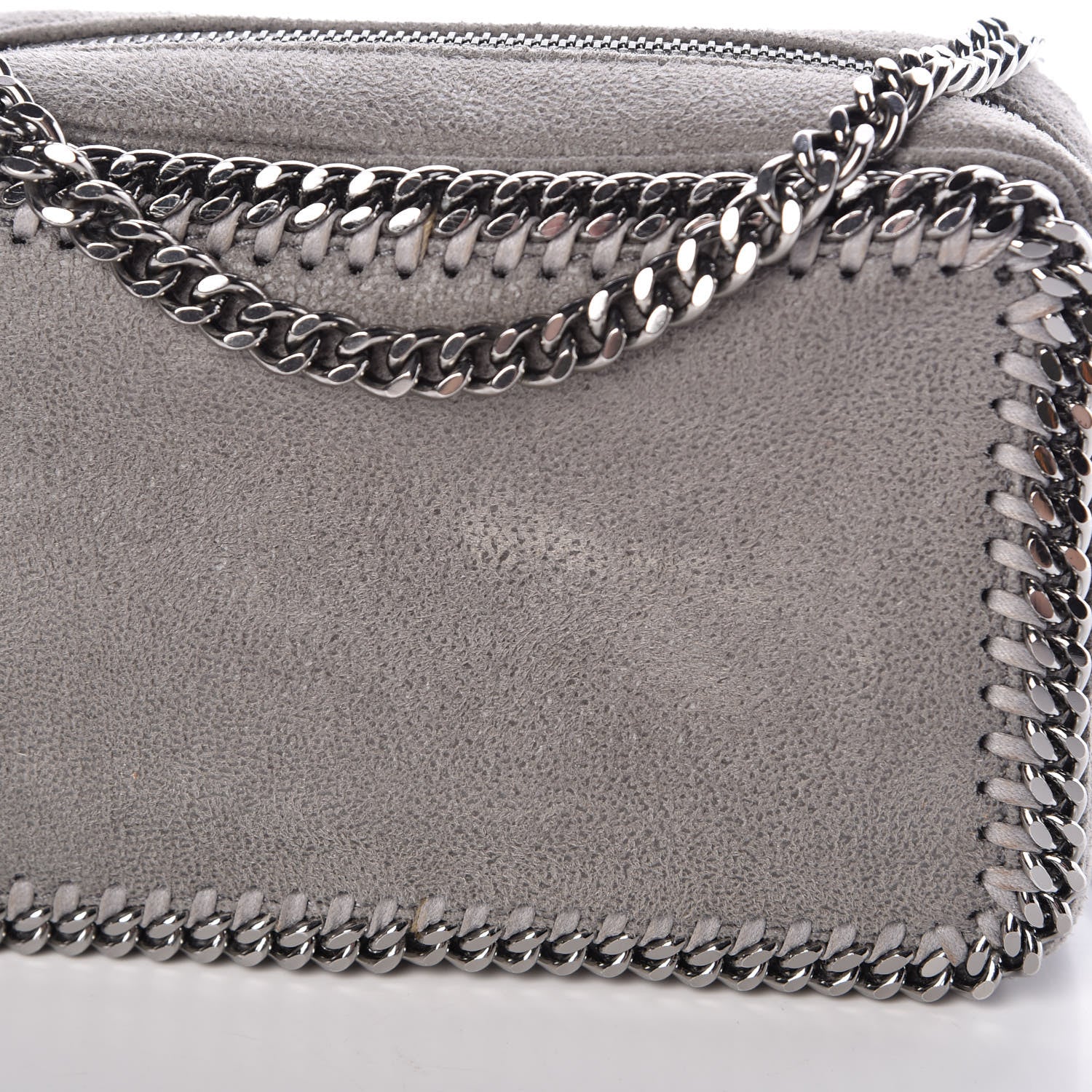 Stella McCartney Shaggy Deer Falabella Crossbody Camera Bag Light Grey 10 of 16