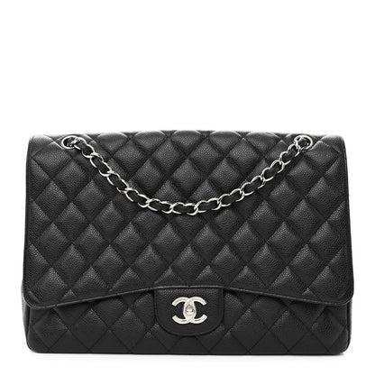 Chanel Caviar Quilted Maxi Single Flap Black 1 of 15