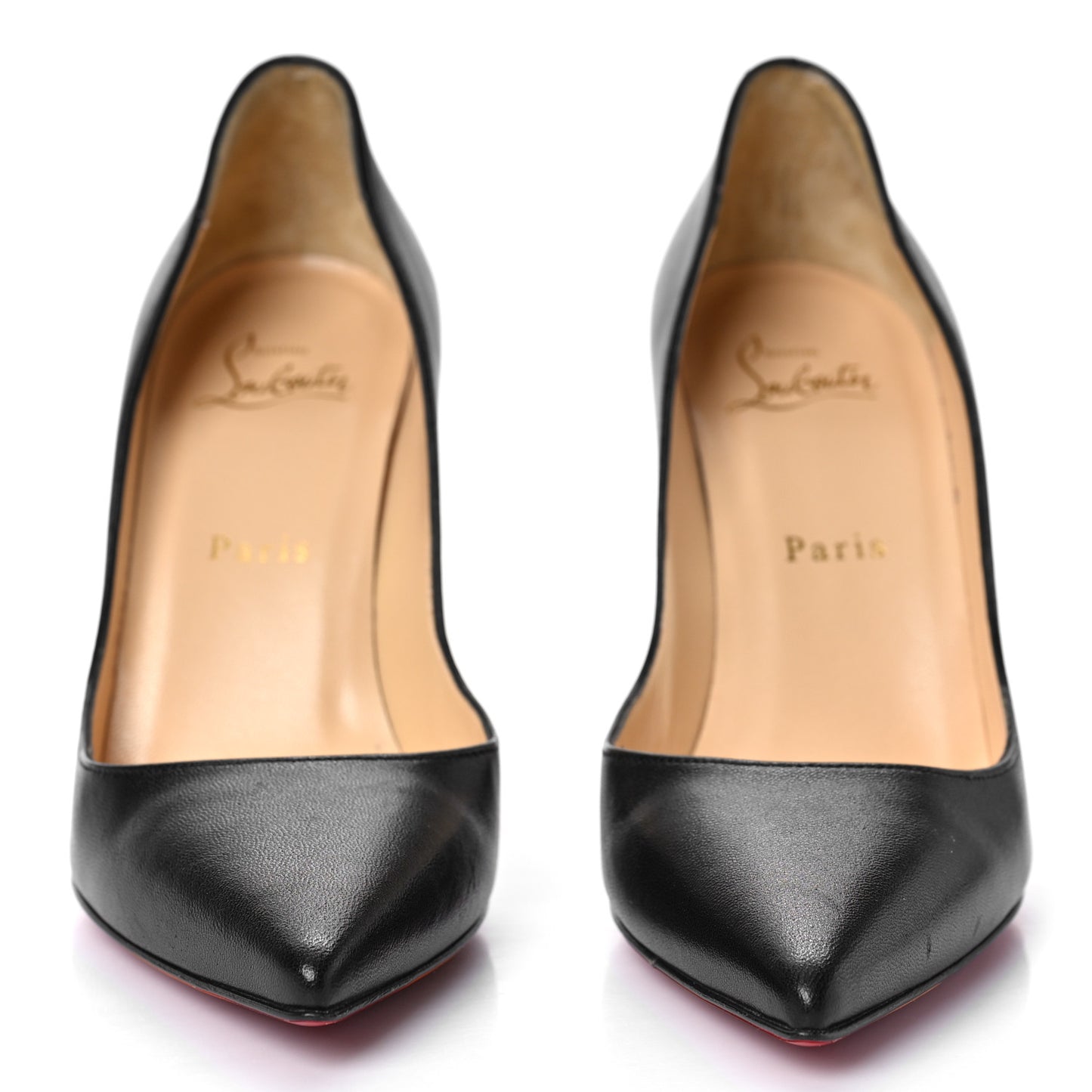 Shiny Nappa Apostrophy 100 Pumps 38 Black