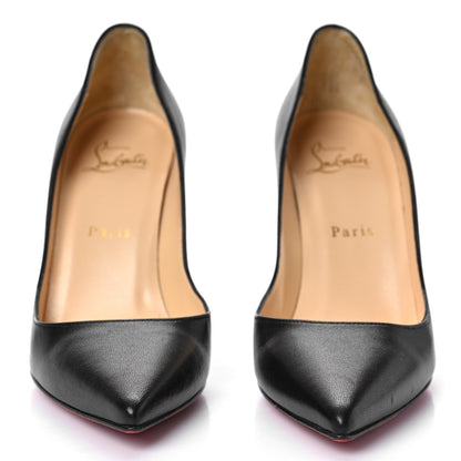 Christian Louboutin Shiny Nappa Apostrophy 100 Pumps 38 Black 2 of 11