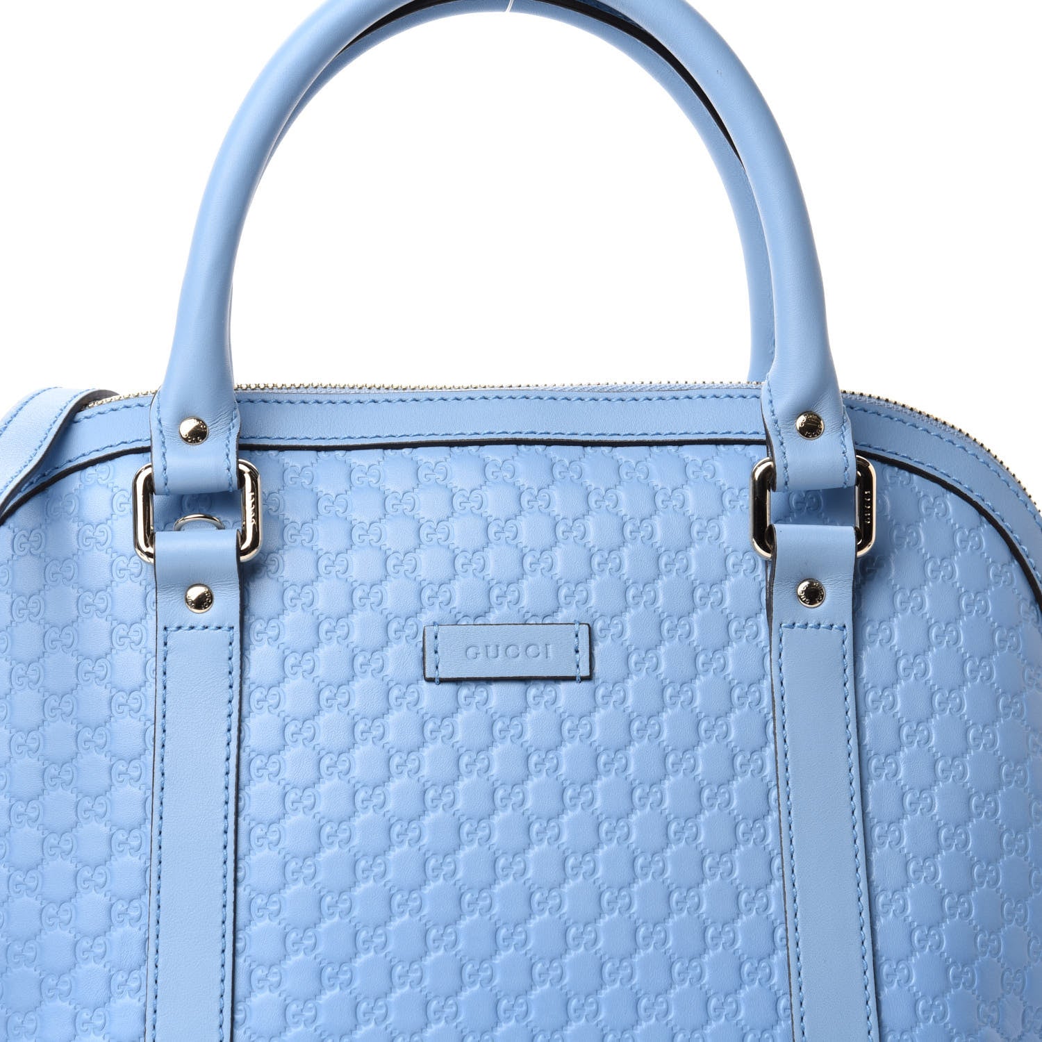 Gucci Microguccissima Medium Dome Bag Mineral Blue 10 of 10