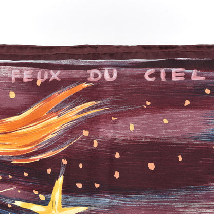 Hermes Silk Feux Du Ciel Scarf 90 4 of 4