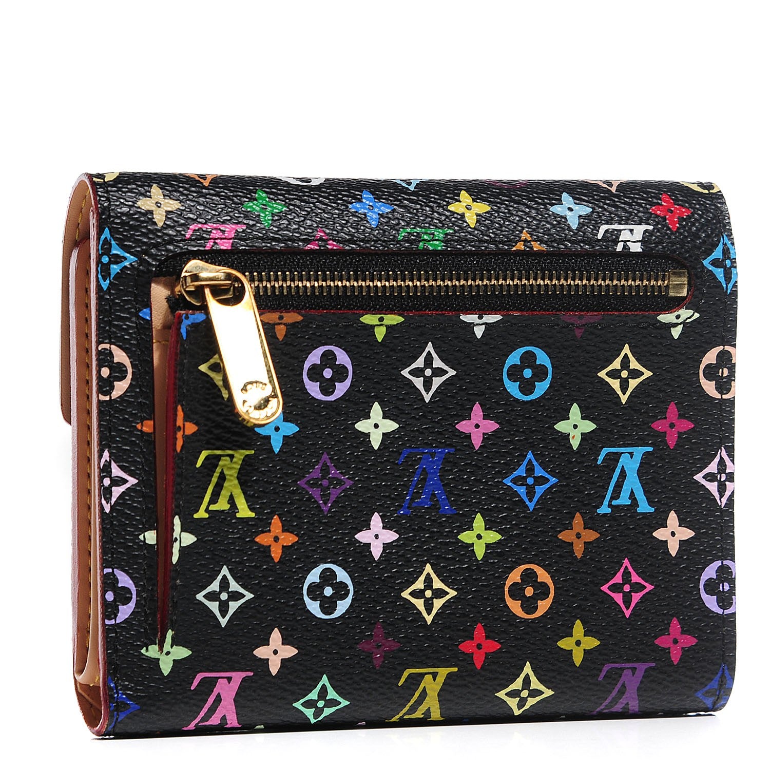 Louis Vuitton Monogram Multicolor Koala Wallet Black 3 of 7