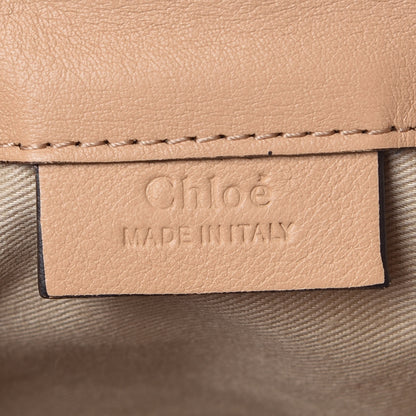 Chloe Suede Calfskin Constellation Studded Mini Faye Backpack Blush Nude 6 of 7