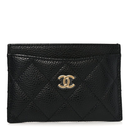 Chanel Caviar Quilted Card Holder Black 1 of 9