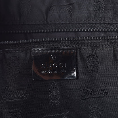 Gucci Patent Monogram Small Jolie Tote Black 6 of 13
