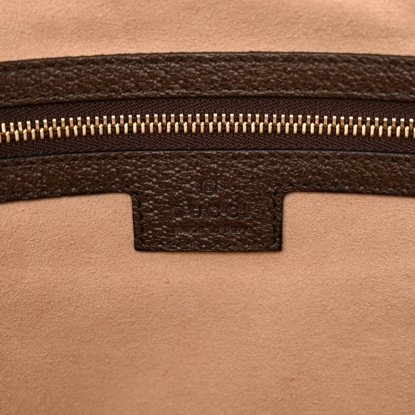 GG Supreme Monogram Medium Ophidia Shopping Tote Brown
