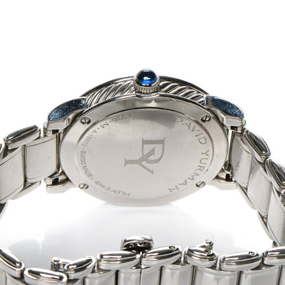 David Yurman Stainless Steel Diamond Bezel Mother of Pearl 38mm Classic Quartz Watch 6 of 8