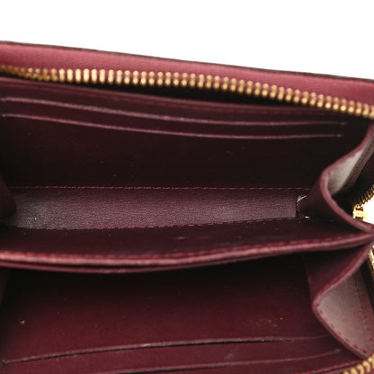 Louis Vuitton Vernis Zippy Coin Purse Wallet Rouge Fauviste 5 of 12