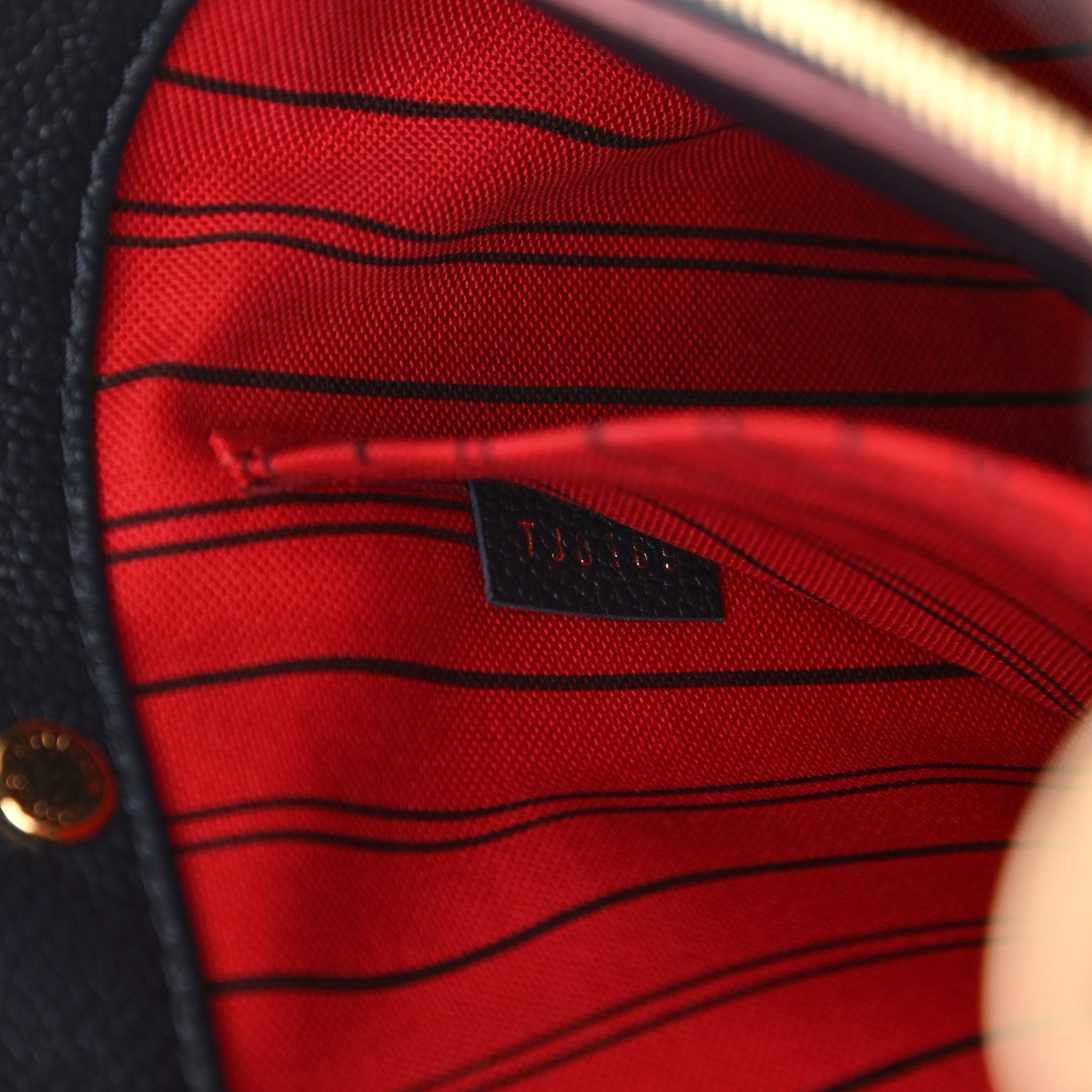 Louis Vuitton Empreinte Montaigne BB Marine Rouge 8 of 11