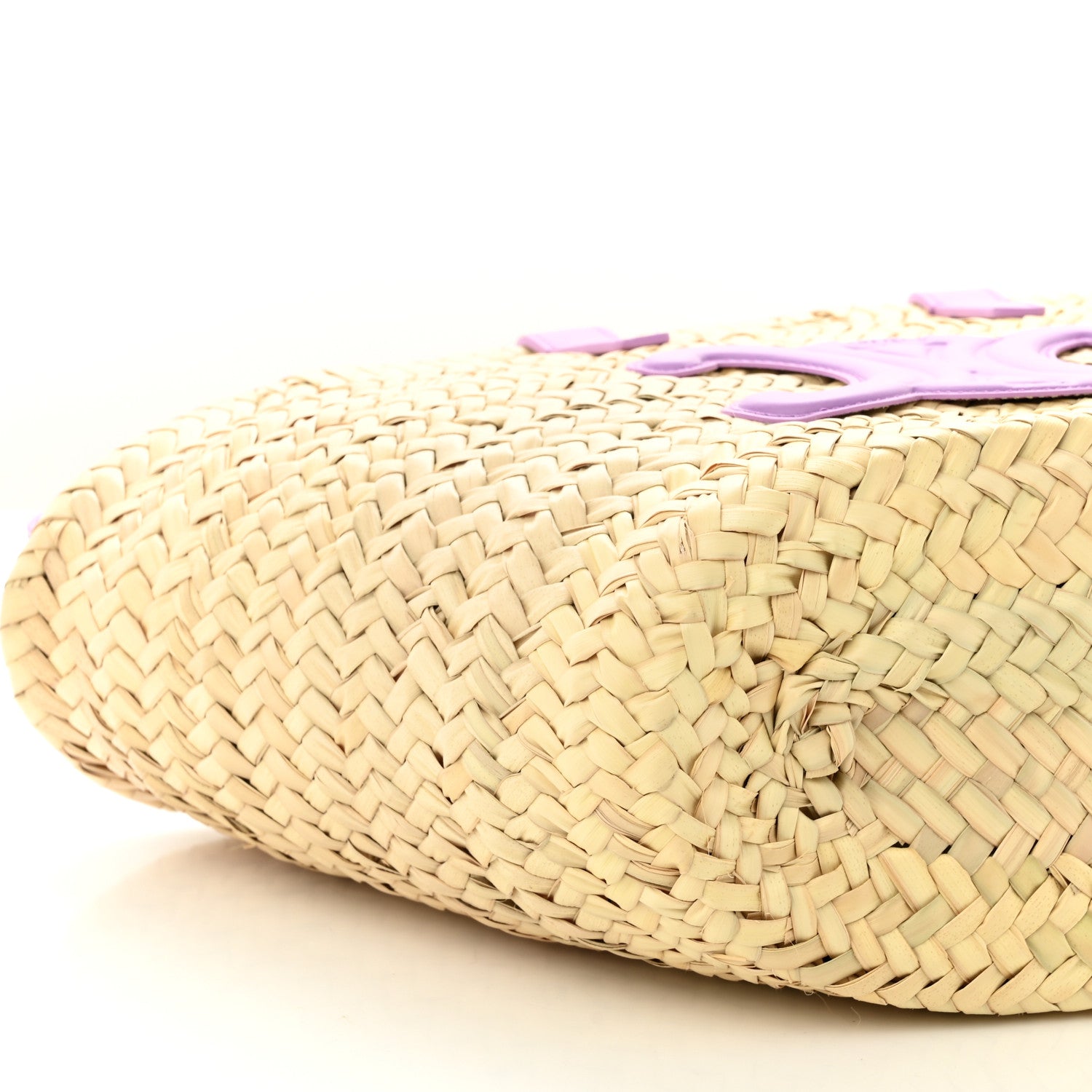 Celine Raffia Calfskin Triomphe Teen Panier Vintage Mauve 8 of 9