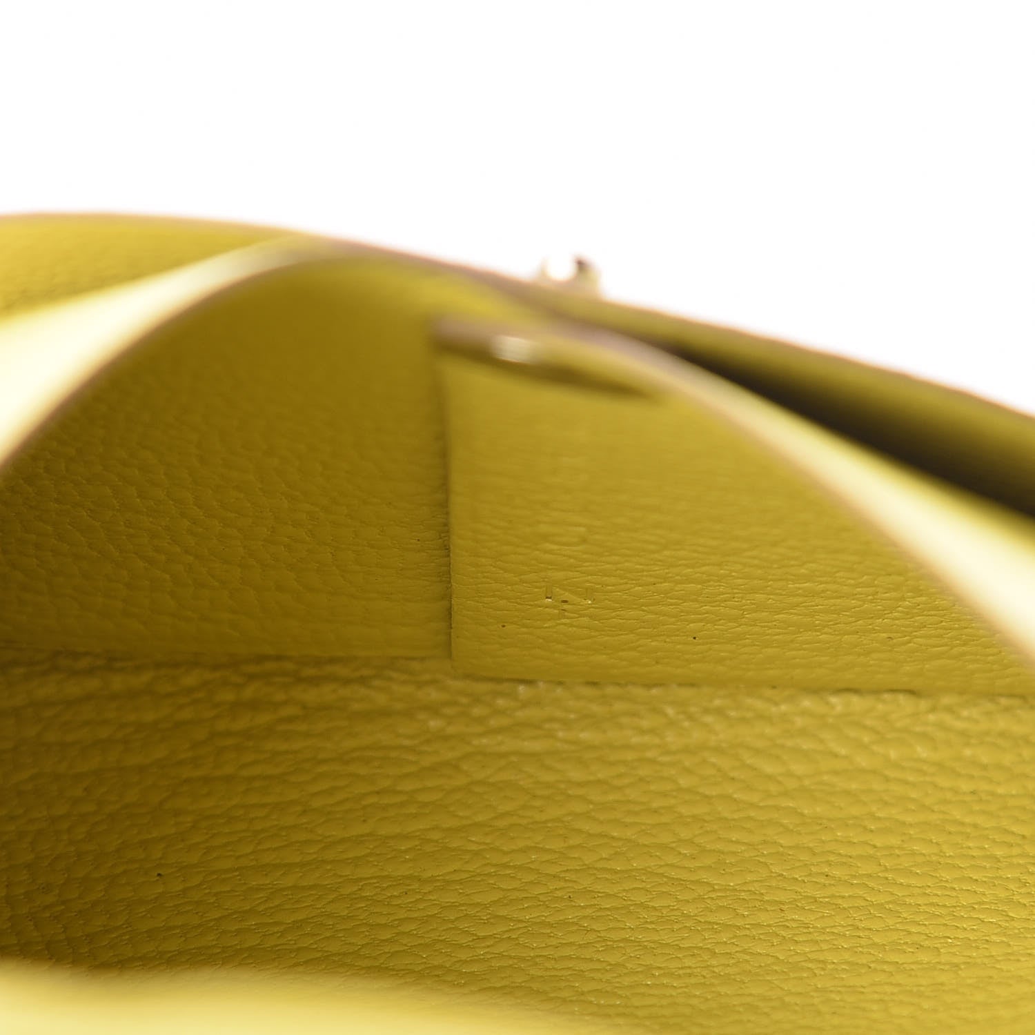 Hermes Chevre Mysore Bastia Coin Purse Lime 7 of 8