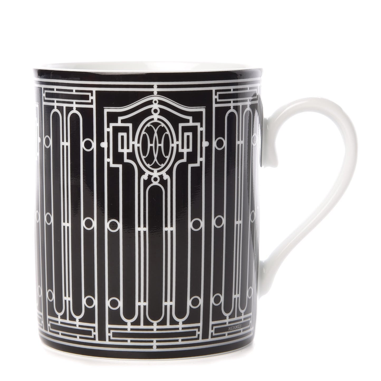 Porcelain H Deco Mug