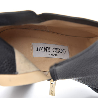 Jimmy Choo Grainy Calfskin Ankle Boots 38.5 Black 8 of 8