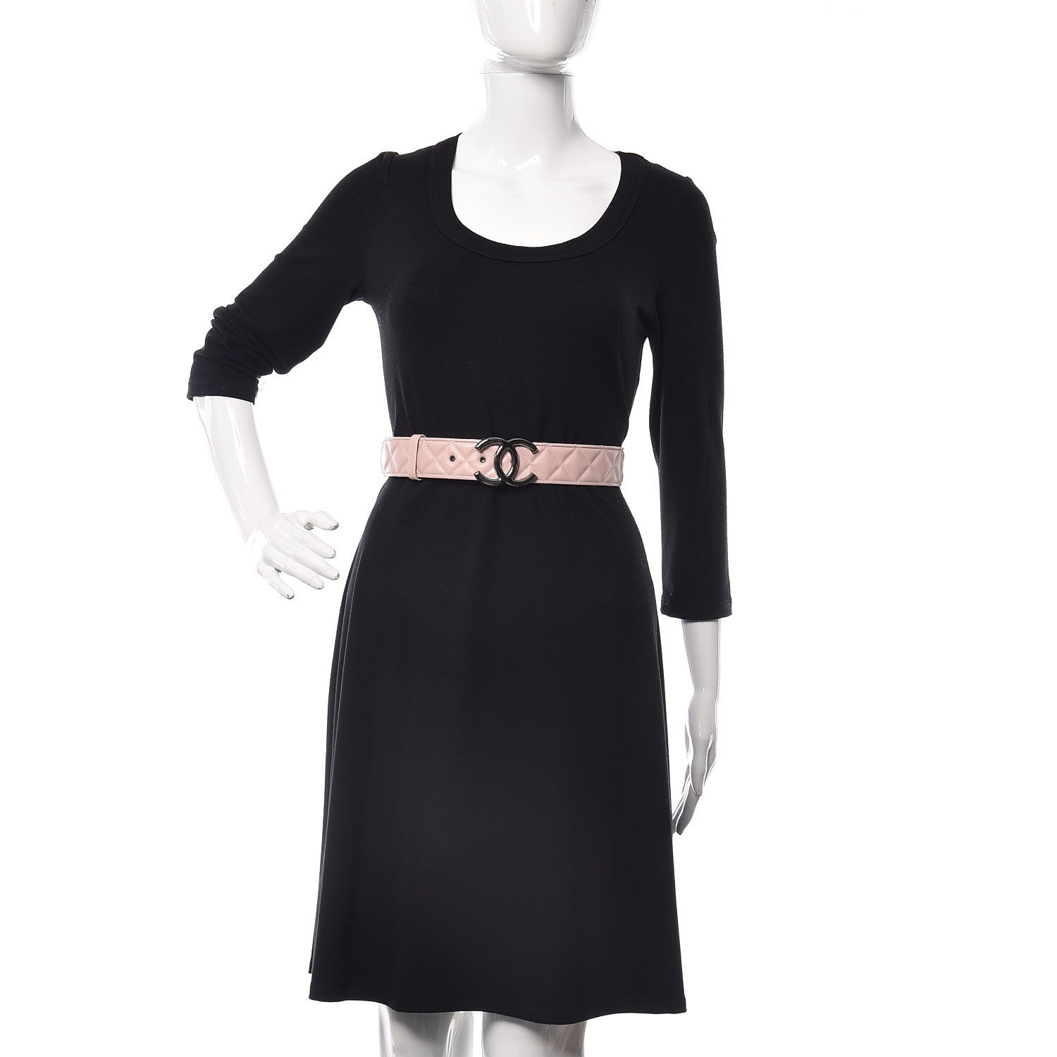 Chanel Lambskin Quilted CC Belt 90 36 Pink 2 of 8