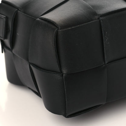 Bottega Veneta Lambskin Maxi Intrecciato Brick Cassette Bag Black 8 of 9