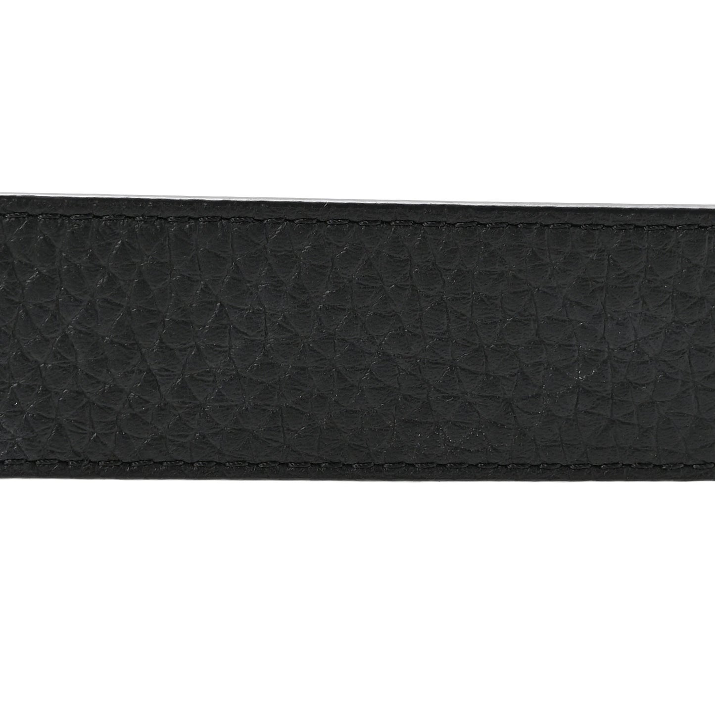 Taurillon Calfskin 30mm LV Initiales Reversible Belt 80 32 Black