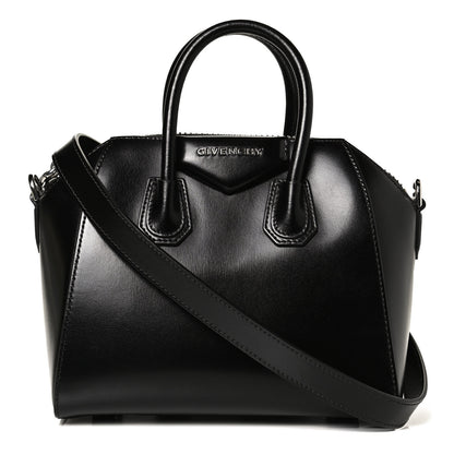 Givenchy Shiny Lord Calfskin Mini Antigona Black 1 of 12