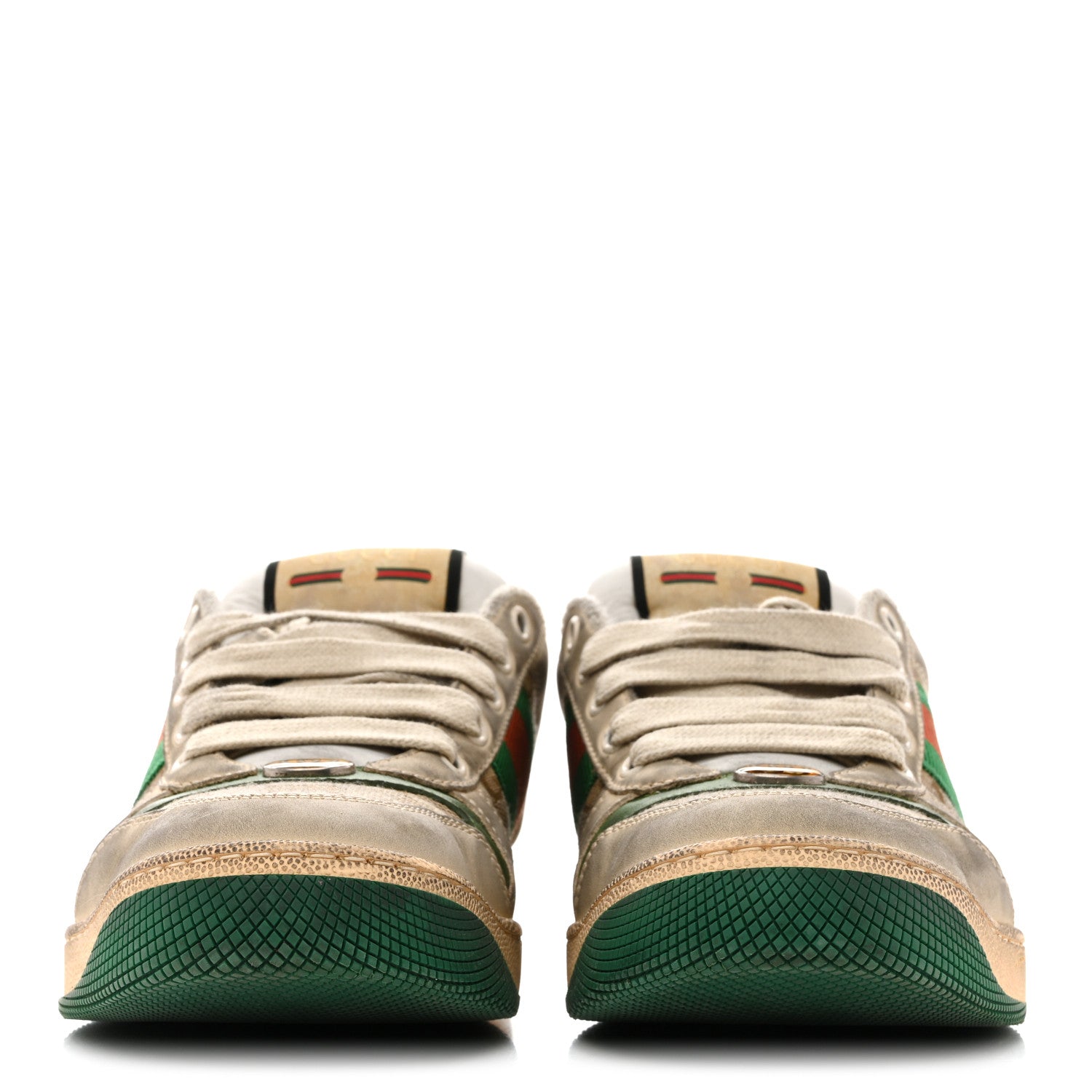 Gucci GG Monogram Nubuck Web Womens Screener Sneakers 39 New Sand Dusty Milk Vintage Green 38 New Sand Dusty Milk Vintage Green 12 of 39