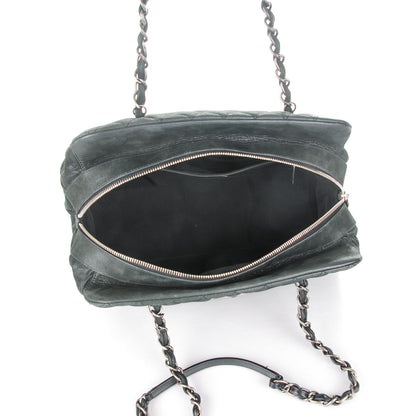 Chanel Iridescent Calfskin Chic Quilt Bowling Bag Black 5 of 7