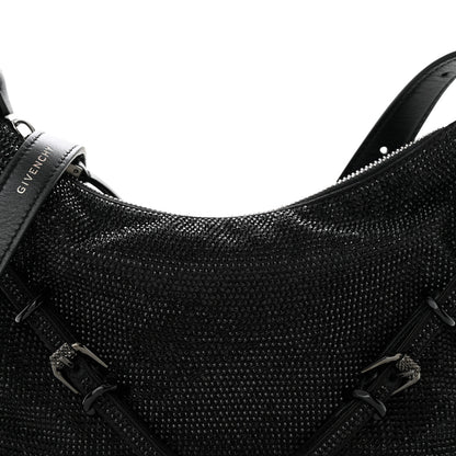 Givenchy Satin Strass Mini Voyou Boyfriend Party Bag Black 8 of 10