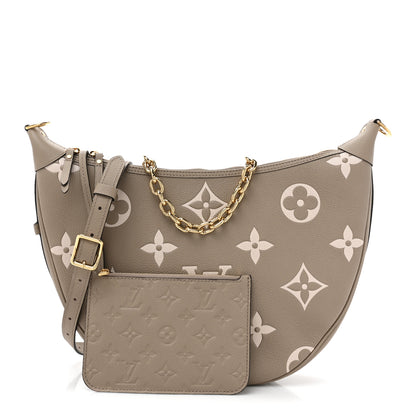 Louis Vuitton Empreinte Monogram Giant Loop Hobo Dove Gray Cream 1 of 10