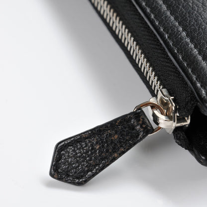 Givenchy Sugar Goatskin Pandora Half Zip Long Wallet Black 9 of 10