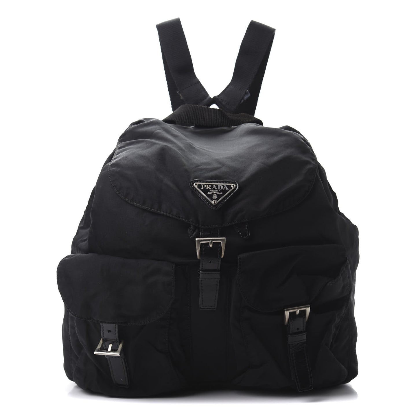 Nylon Vela Medium Backpack Black