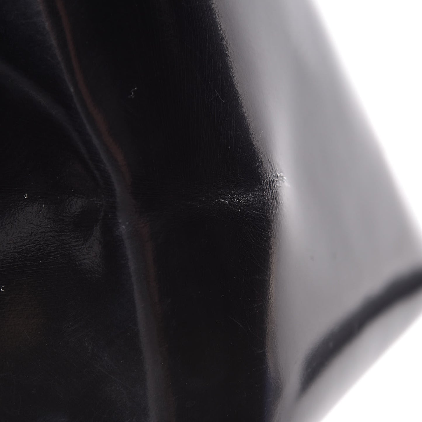 Patent Canvas Large Lady Dior Black