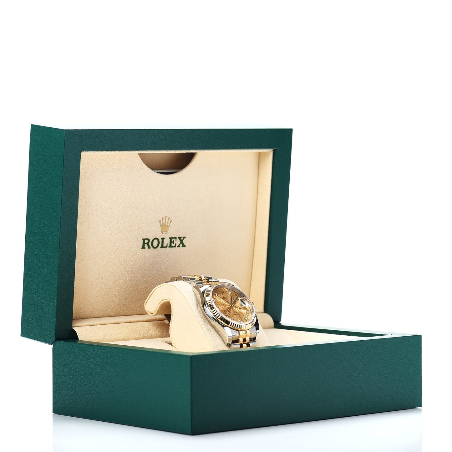 Stainless Steel 18K Yellow Gold Diamond 36mm Oyster Perpetual Datejust Watch Champagne Jubilee 116233
