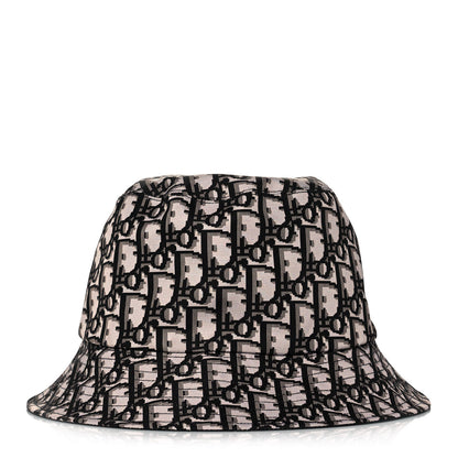 Christian Dior Oblique Reversible Teddy-D Brim Bucket Hat 58 Black 10 of 16