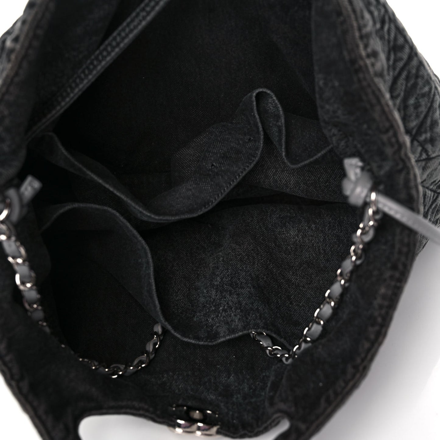 Denim Quilted 31 Denimpression Shopping Bag Grey Black