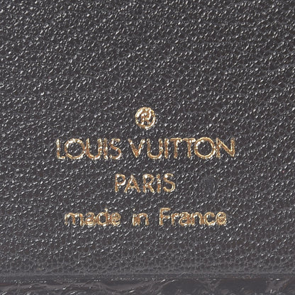 Louis Vuitton Alligator Checkbook Wallet Black 6 of 6
