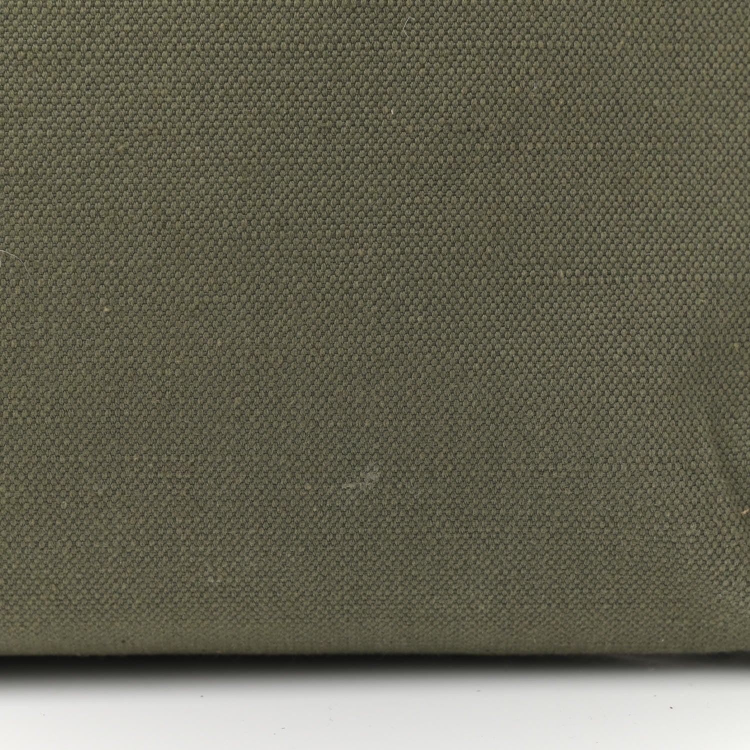 Celine Canvas Calfskin Vertical Cabas Green 12 of 13