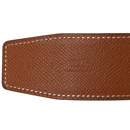 Hermes Epsom Constance H Belt 80 Gold Orange 3 of 4