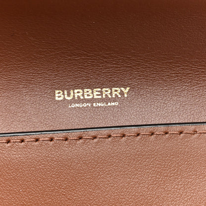 Burberry Grainy Calfskin Vintage Check Lila Tri-Fold Wallet Tan 6 of 6