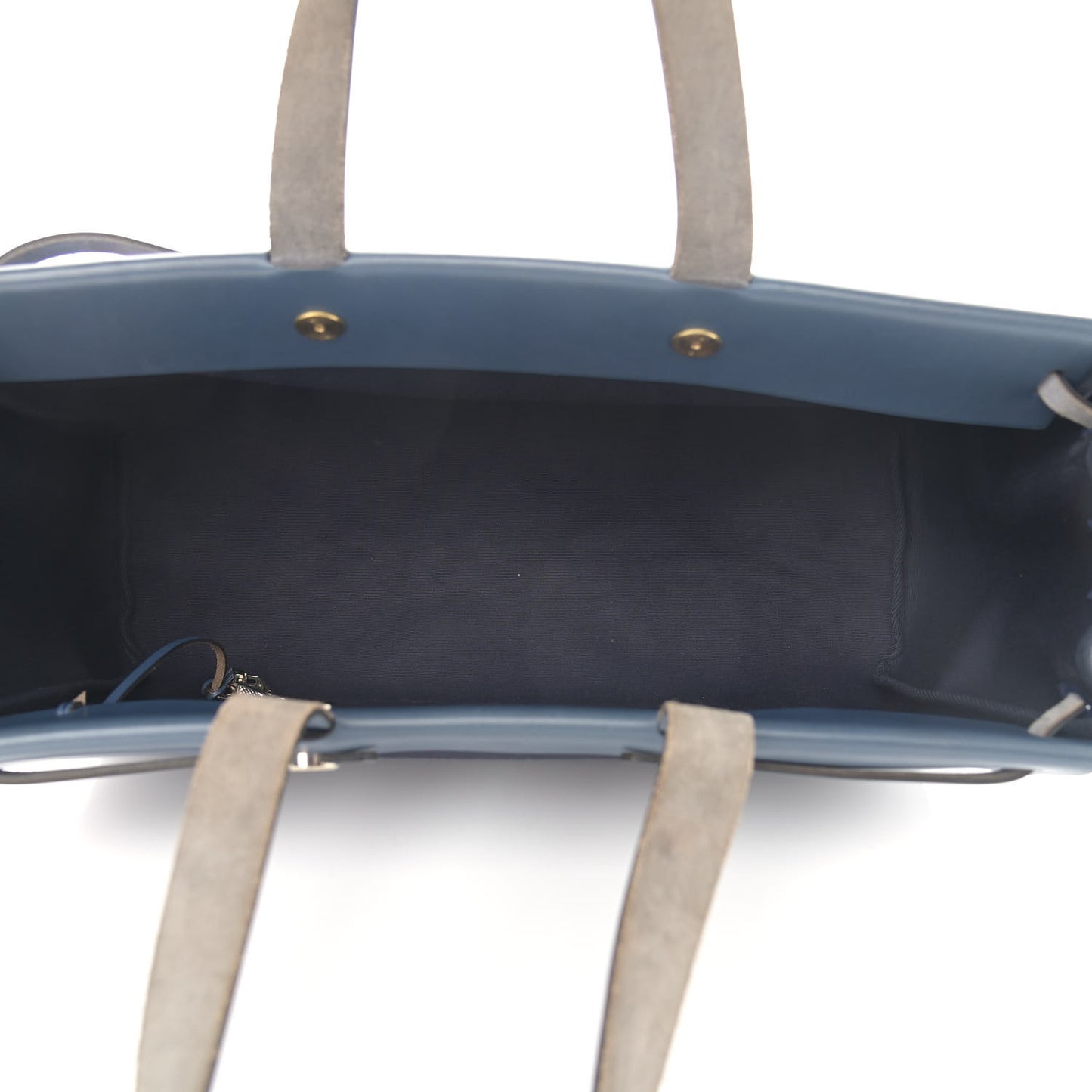 Toile Vache Hunter Herbag Cabas MM Bleu Marine