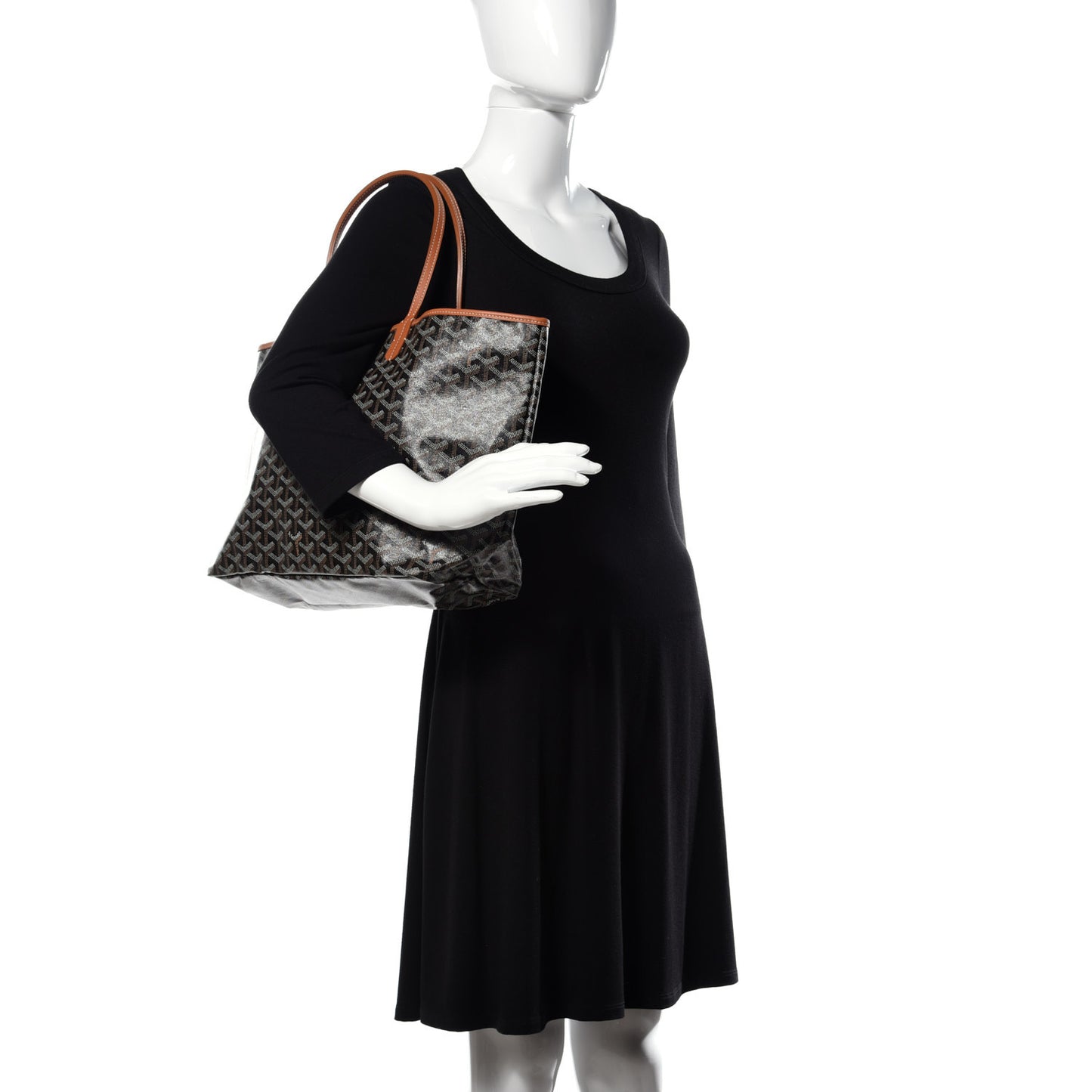 Goyardine Saint Louis PM Black Gold
