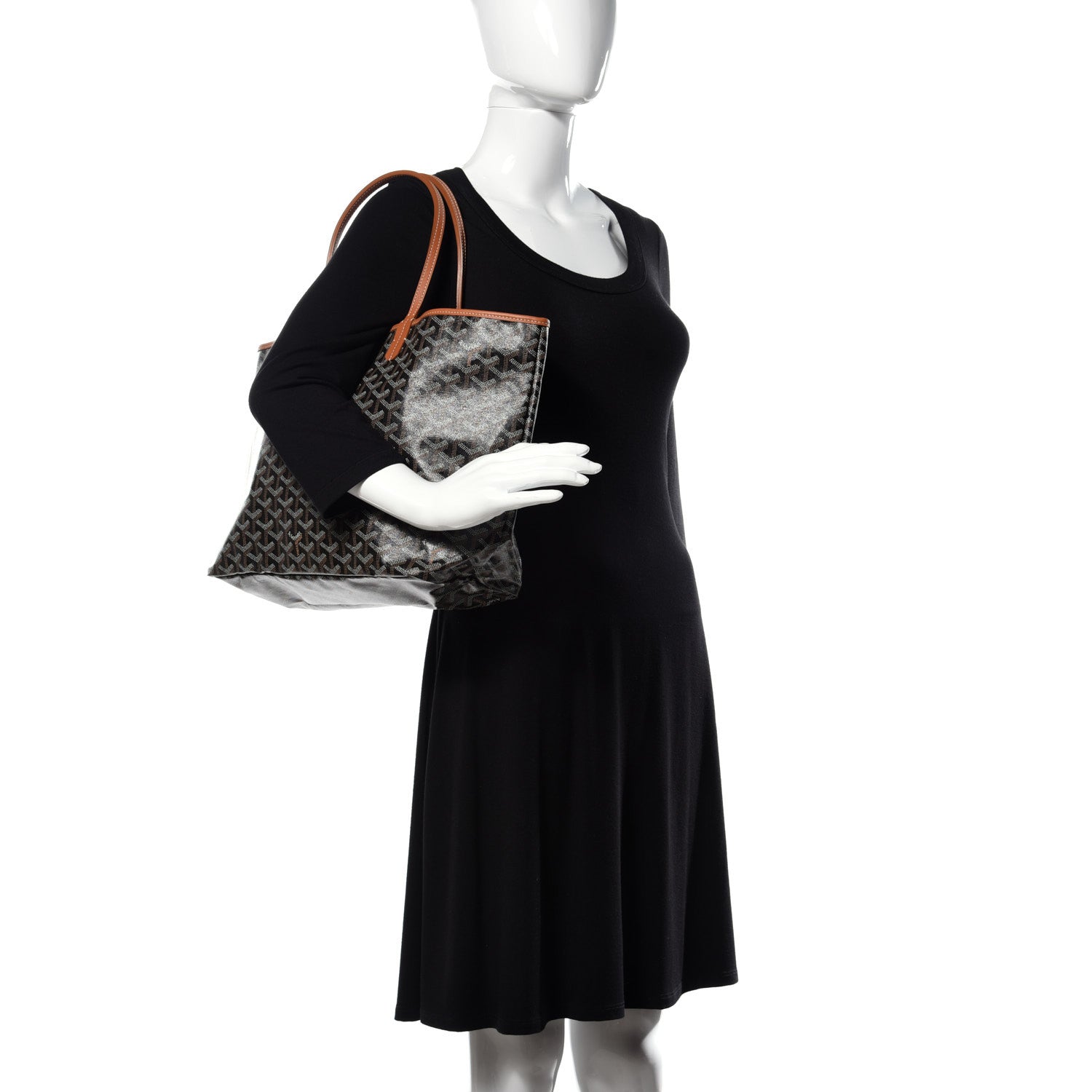 Goyard Goyardine Saint Louis PM Black Gold 2 of 8