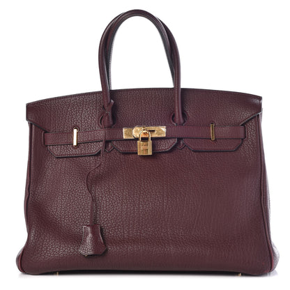 Hermes Fjord Birkin 35 Prune 1 of 41