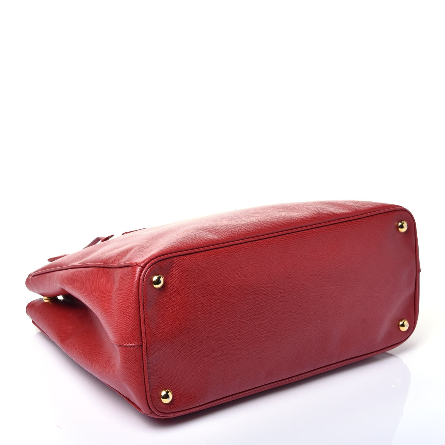 Prada Saffiano Medium Galleria Double Zip Tote Fuoco 4 of 9