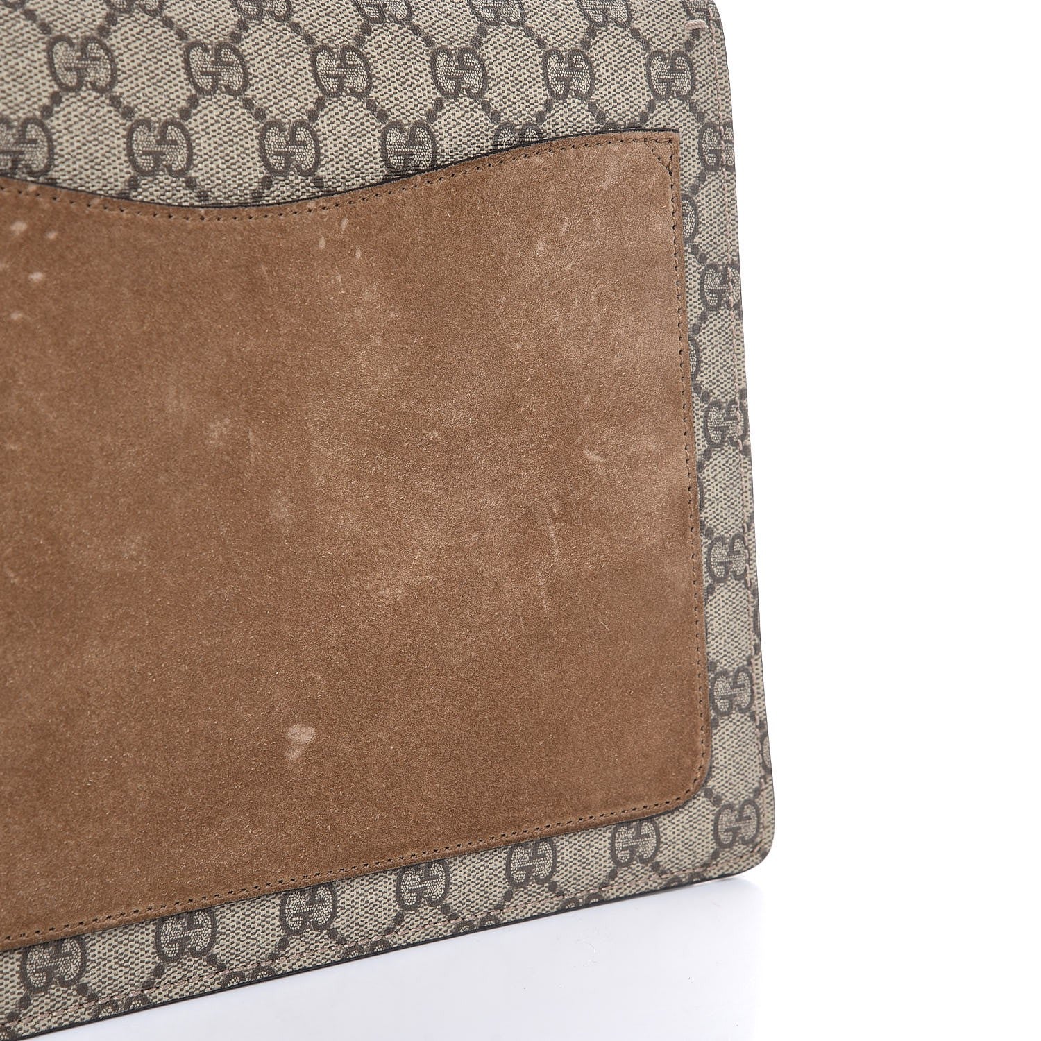 Gucci GG Supreme Monogram Medium Dionysus Shoulder Bag Taupe 9 of 10